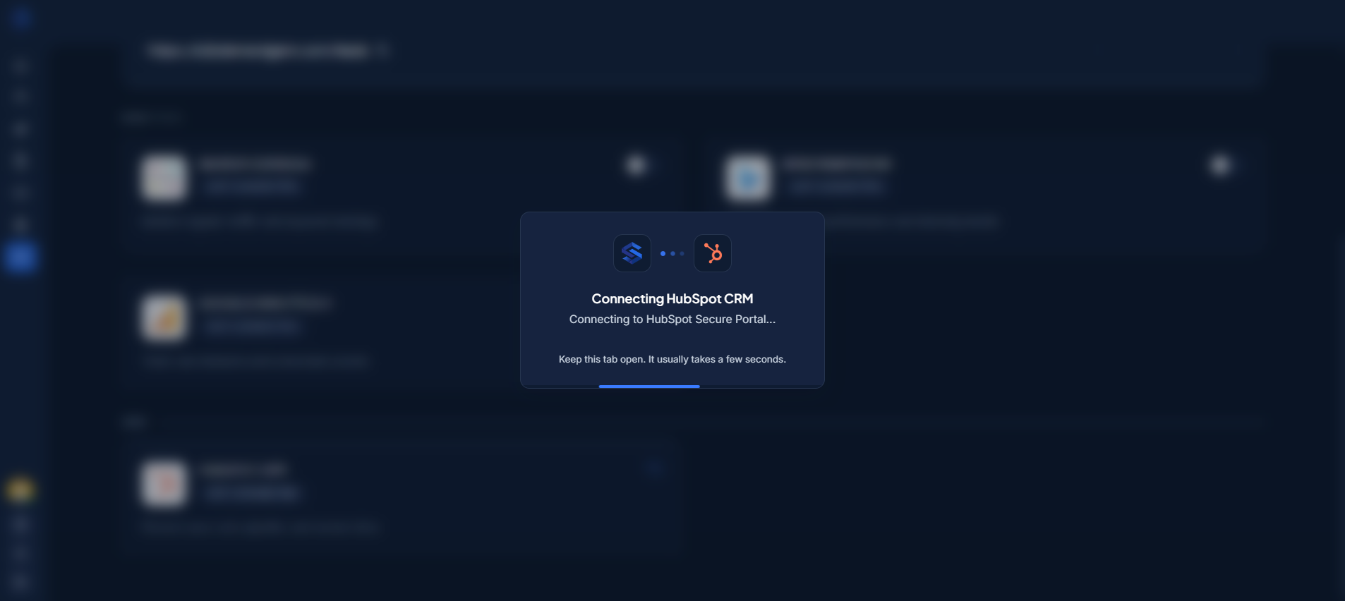 Hubspot CRM toggle